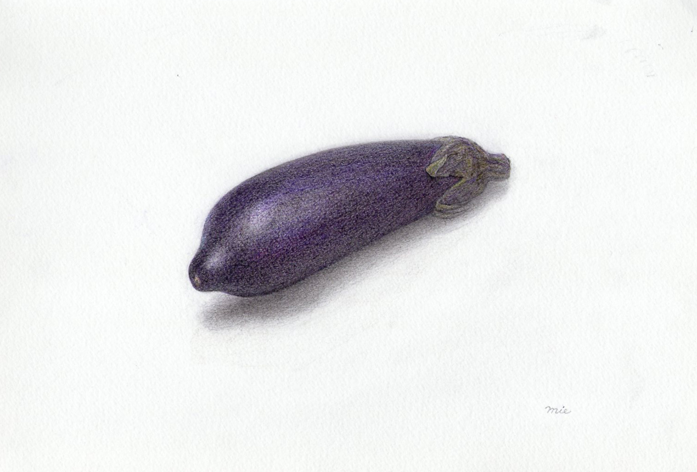 3ステップで描く色鉛筆画のイメージ