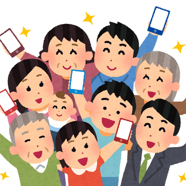 スマホの出張レッスンのイメージ