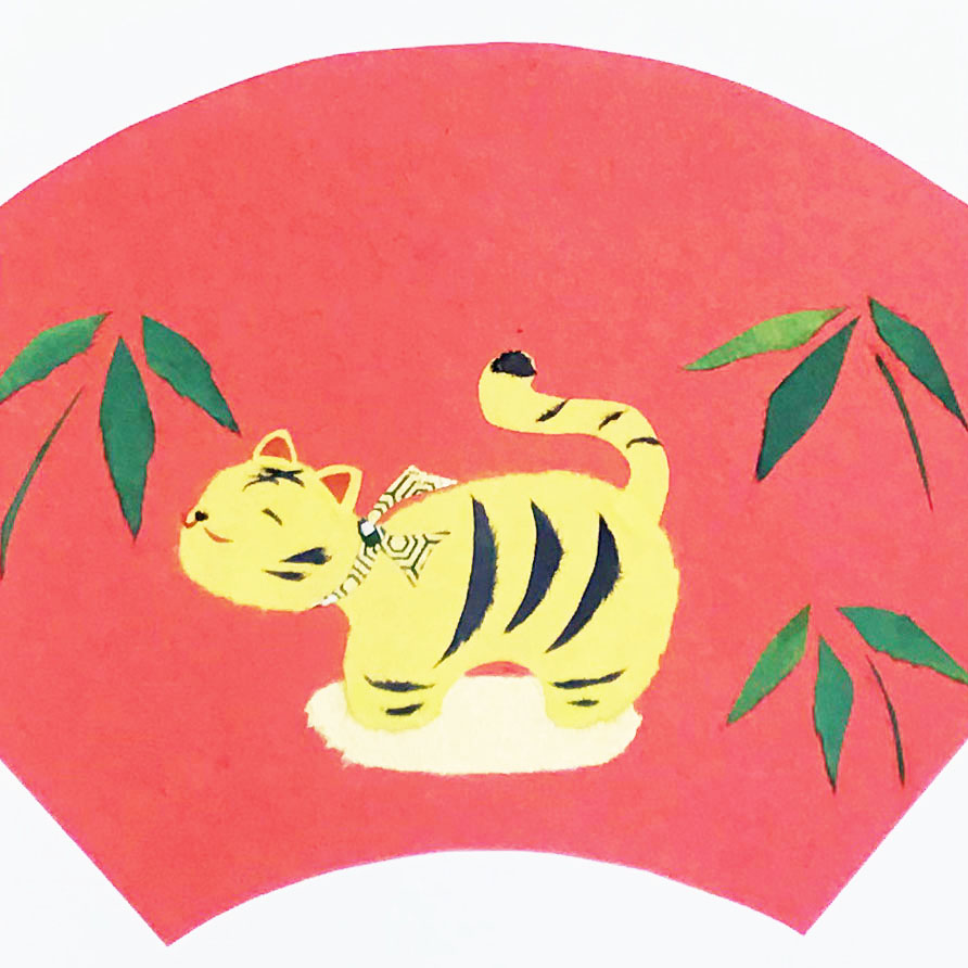 和紙ちぎり絵のイメージ