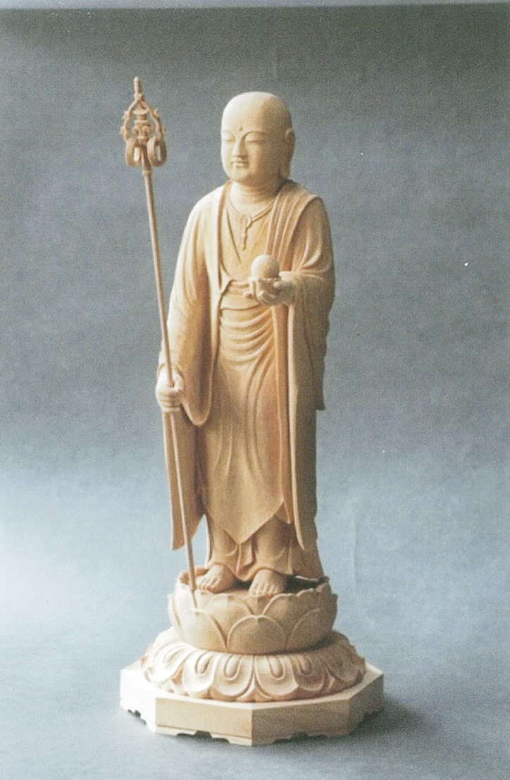 仏像制作の稽古のイメージ