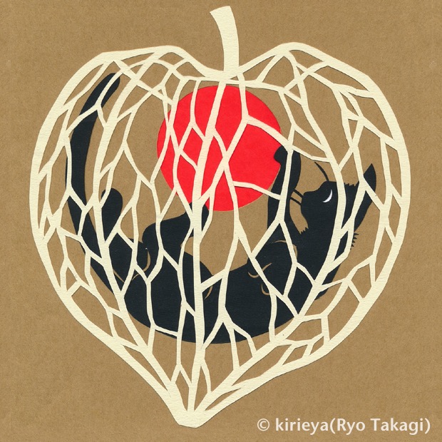 色で楽しむ切り絵のイメージ